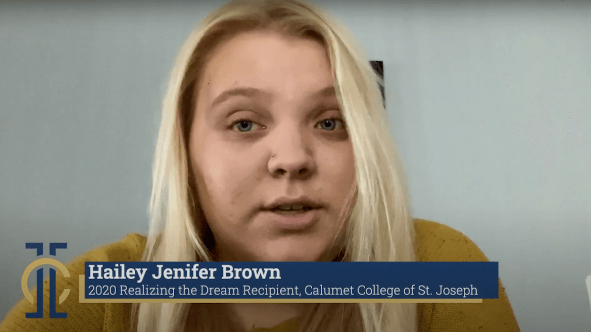 Hailey Jenifer Brown, 2020 “Realizing the Dream” Recipient