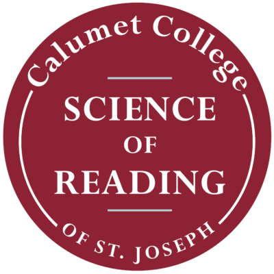 ccsj-science-of-reading-logo Logo for Science of Reading at Calumet College of St. Joseph