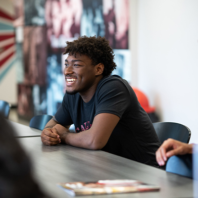 student in student buddy at ccsj