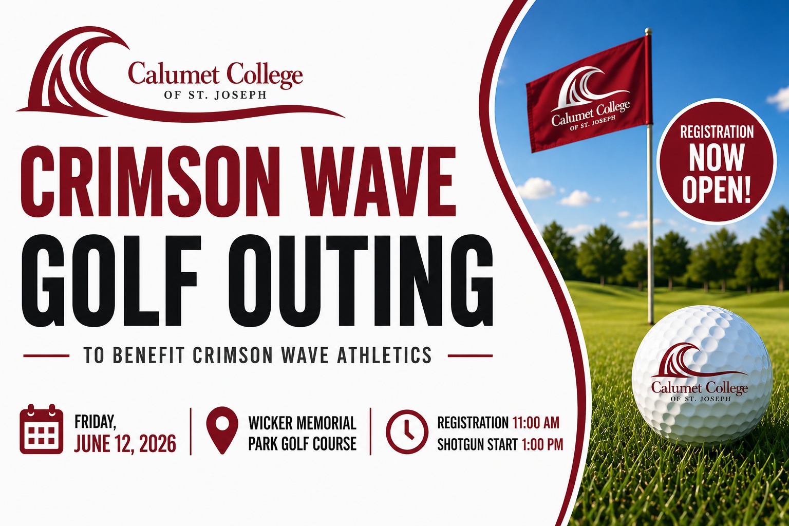 Annual Golf Outing to Benefit Crimson Wave Athletics